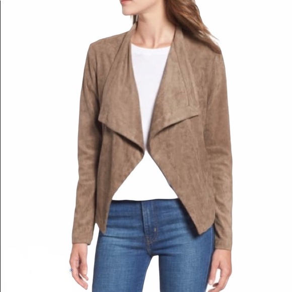 BB Dakota Nanette Faux Suede Cropped Jacket - Picture 1 of 6
